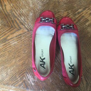 Cute red Anne Klein Sport flats